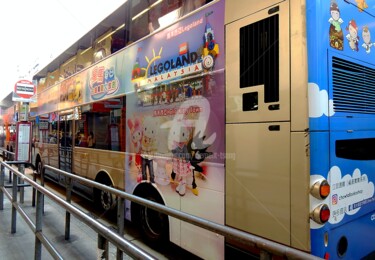 Fotografia intitolato "Hong Kong - Citybus" da Clement Tsang, Opera d'arte originale, Fotografia digitale