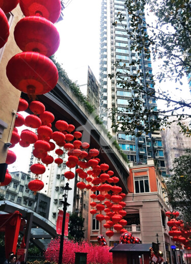 Photographie intitulée "HK07-Chinese New Ye…" par Clement Tsang, Œuvre d'art originale, Photographie numérique