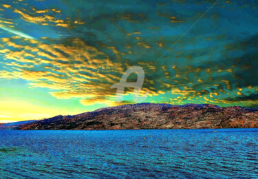 Фотография под названием "Osoyoo Lake and Hil…" - Clement Tsang, Подлинное произведение искусства, Цифровая фотография