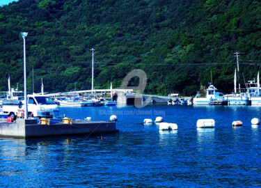 Photography titled "Small Harbor and Fi…" by Clement Tsang, Original Artwork, Digital Photography