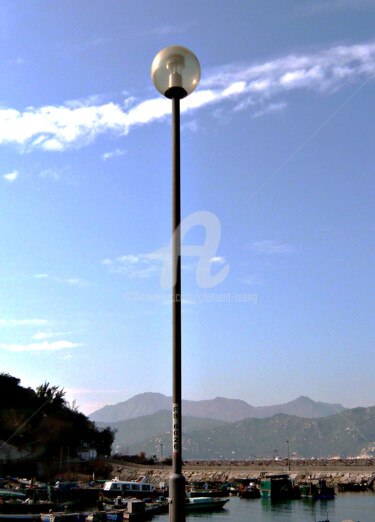 Photography titled "A Tall Street Lamp…" by Clement Tsang, Original Artwork, Digital Photography