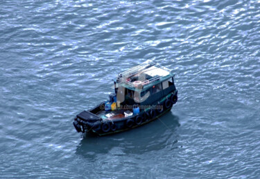 Фотография под названием "HK22-Fishing Boat s…" - Clement Tsang, Подлинное произведение искусства, Цифровая фотография