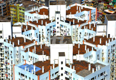 摄影 标题为“Macau - City Roof T…” 由Clement Tsang, 原创艺术品, 数码摄影