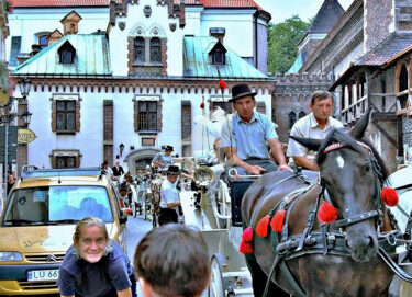 Фотография под названием "Horse Cart on Stree…" - Clement Tsang, Подлинное произведение искусства, Цифровая фотография