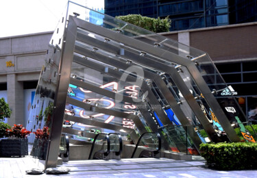 Фотография под названием "Modern Subway Entra…" - Clement Tsang, Подлинное произведение искусства, Цифровая фотография