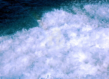Fotografia intitulada "White Sea Wave" por Clement Tsang, Obras de arte originais, Fotografia digital