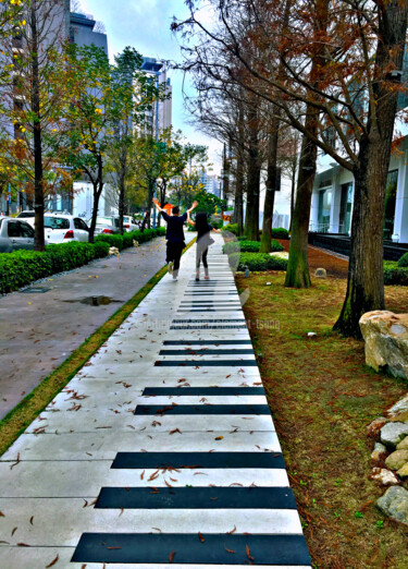 Photography titled "TW32-Piano Road" by Clement Tsang, Original Artwork, Digital Photography