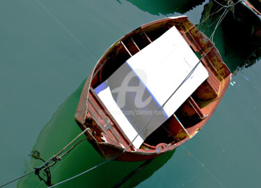 Photographie intitulée "HK39-Lonely Fishing…" par Clement Tsang, Œuvre d'art originale, Photographie numérique
