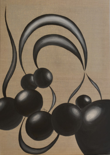 Peinture intitulée "Balls" par Jonathan Clementz, Œuvre d'art originale, Acrylique