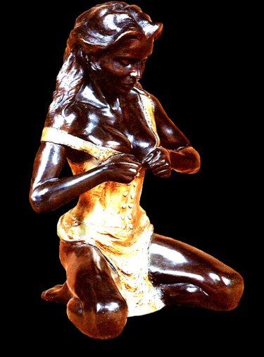 Sculpture titled "margaux" by Clerc-Renaud, Original Artwork, Metals