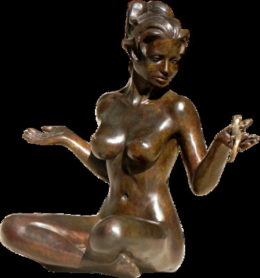 Sculpture intitulée "miss twenty" par Clerc-Renaud, Œuvre d'art originale, Métaux