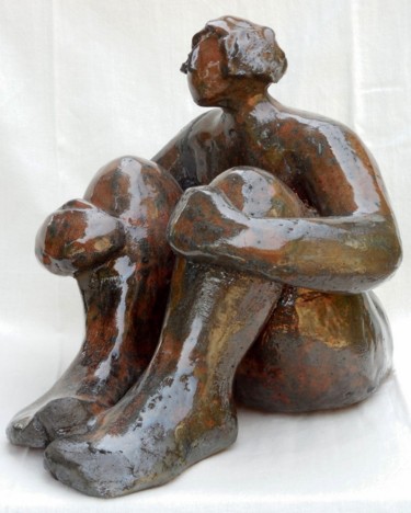 Sculpture titled "sans titre" by Isabelle Clergue, Original Artwork, Terra cotta