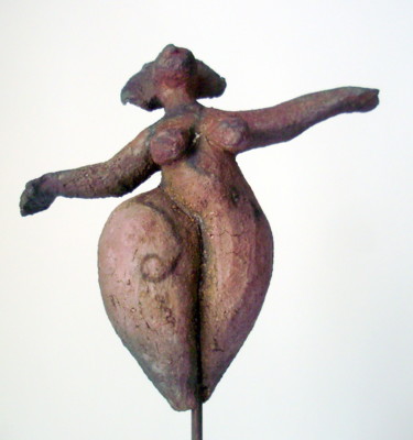Sculpture titled "sans titre 4" by Isabelle Clergue, Original Artwork, Terra cotta