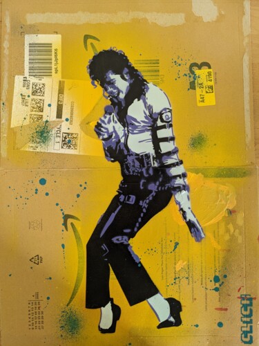 Painting titled "This is it" by Click, Original Artwork, Stencil