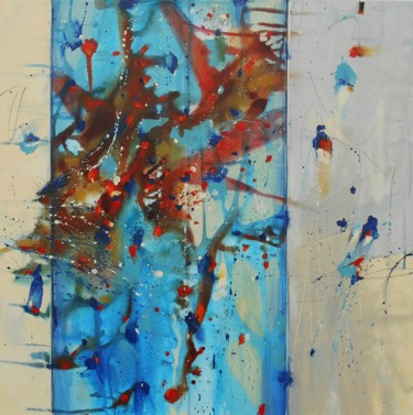 Malarstwo zatytułowany „The Space Between T…” autorstwa Cynthia Ligeros, Oryginalna praca, Akryl