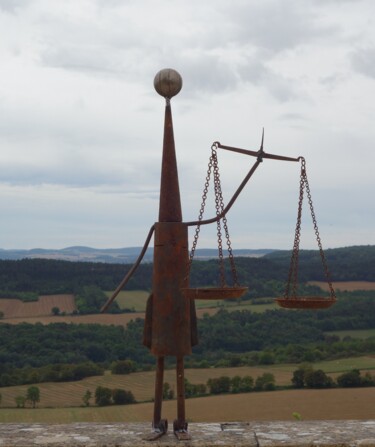 Sculpture titled "Justice" by Clive Manuel, Original Artwork