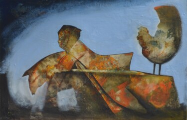 Pittura intitolato "CART" da Clive Manuel, Opera d'arte originale, Olio