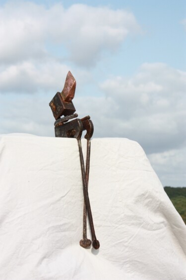 Sculpture intitulée "WONDERING" par Clive Manuel, Œuvre d'art originale, Métaux