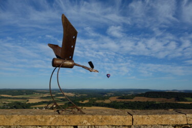 Скульптура под названием "Beak" - Clive Manuel, Подлинное произведение искусства, Металлы