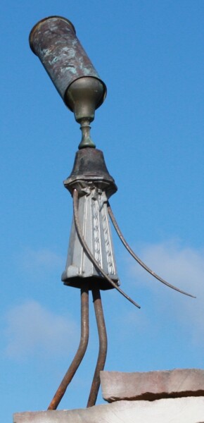Sculpture titled "Hat lady" by Clive Manuel, Original Artwork, Metals