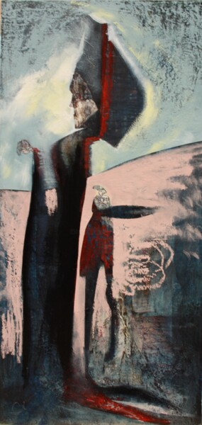 Malerei mit dem Titel "3 janvier 2017" von Clive Manuel, Original-Kunstwerk, Öl
