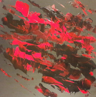Peinture intitulée "rouge baiser.jpg" par Cliver, Œuvre d'art originale, Acrylique