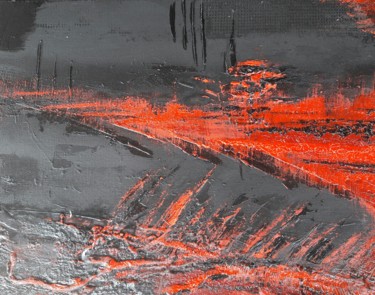 Painting titled "Magma.jpg" by Cliver, Original Artwork, Acrylic