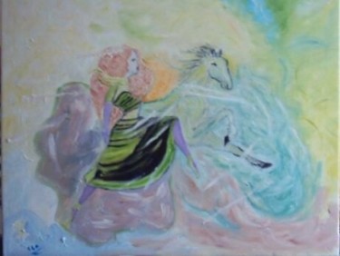 Painting titled "PAS DE DEUX" by Clo, Original Artwork