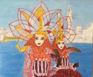 Painting titled "SI VENISE M ETAIT C…" by Clo, Original Artwork