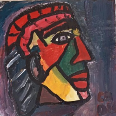 Peinture intitulée "O guarani" par Codo Clodoaldo Turcato, Œuvre d'art originale, Acrylique