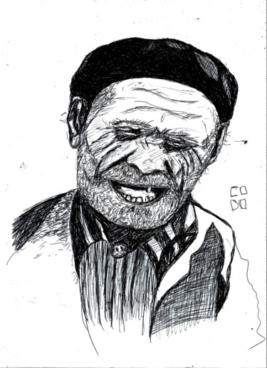 Desenho intitulada "Santiago" por Codo Clodoaldo Turcato, Obras de arte originais, Tinta