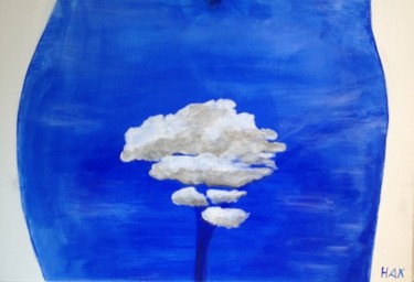 Peinture intitulée "Madame Cloud" par Hax, Œuvre d'art originale