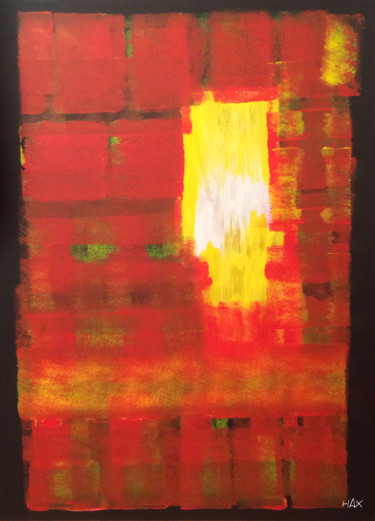 Peinture intitulée "lumière meurtrière" par Hax, Œuvre d'art originale, Acrylique