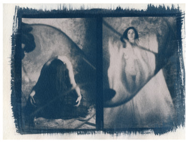 Fotografia intitolato "La Pudique et l'Aff…" da Clothilde Bertin Lalande, Opera d'arte originale, fotografia a pellicola
