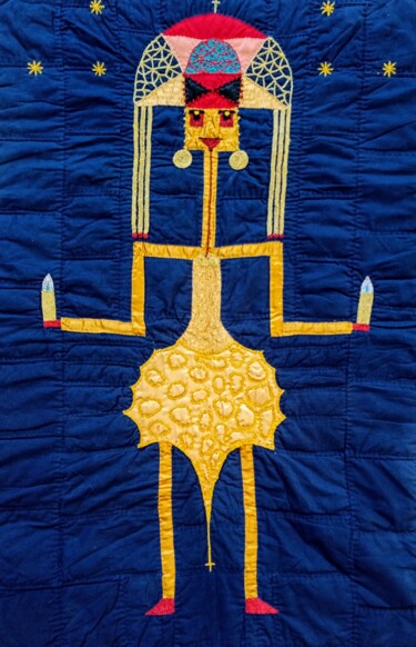 Arte textil titulada "Sans titre" por Clotilde Durand, Obra de arte original, Almazuela 