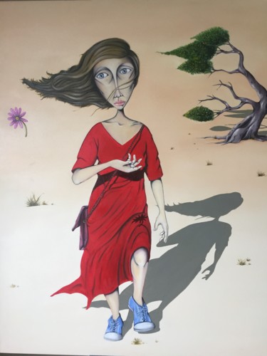 Peinture intitulée "E de repente...tudo…" par Clóvis Camargo, Œuvre d'art originale, Huile
