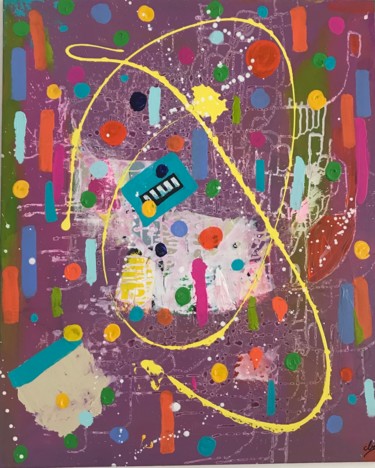 Symphonie en couleurs Peinture intitulée "Symphonie en couleu…" par Clr, Œuvre d'art originale, Acrylique