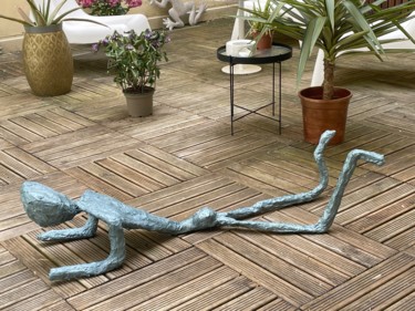 1er essai Sculpture intitulée "1er essai" par Clr, Œuvre d'art originale, Fil de fer