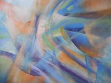 Painting titled "Délibération" by Régine Chaptal, Original Artwork, Other
