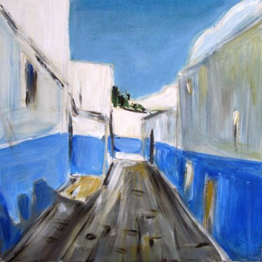 Painting titled "RUELLE A RABAT" by Catherine Martel, Original Artwork