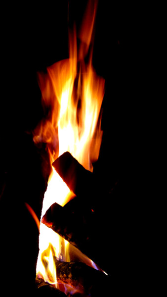 Photography titled "LES FLAMMES  !" by Cecile Matti, Original Artwork
