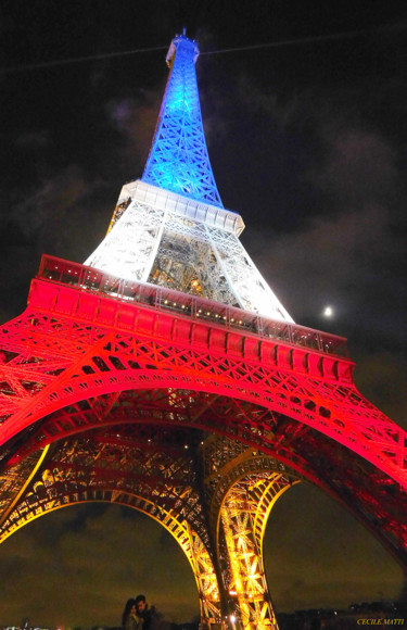 Photographie intitulée "LA TOUR EIFFEL ! LA…" par Cecile Matti, Œuvre d'art originale