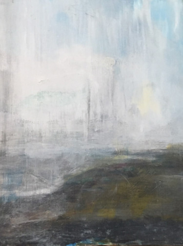 Peinture intitulée "Turner" par Céline Vaye, Œuvre d'art originale, Huile