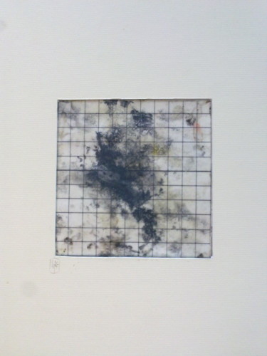 Malerei mit dem Titel "constellation" von Céline Vaye, Original-Kunstwerk, Lack