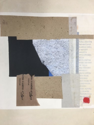 Collages titled "façon Schwitters" by Céline Vaye, Original Artwork, Collages