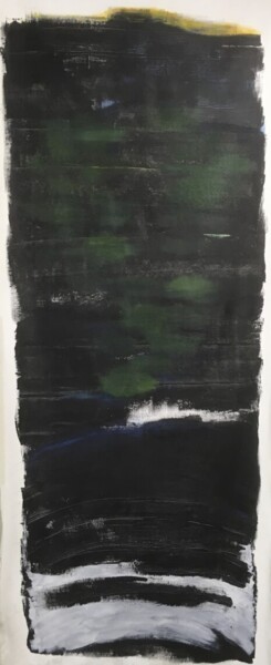Pittura intitolato "Réflexion, impressi…" da Céline Vaye, Opera d'arte originale, Acrilico