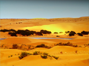 Fotografie mit dem Titel "Sahara occidental" von Chupalia, Original-Kunstwerk, Digitale Fotografie