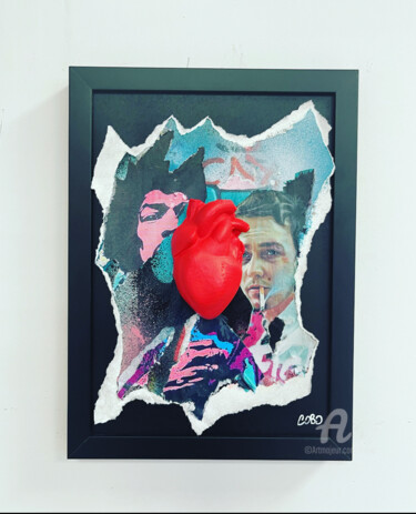Картина под названием "Fragment #2" - Cobo, Подлинное произведение искусства, Рисунок распылителем краски