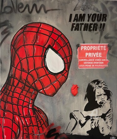 Pintura intitulada "I am your father" por Cobo, Obras de arte originais, Acrílico