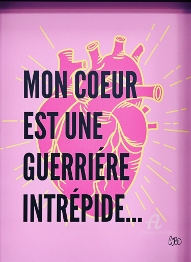 印花与版画 标题为“Guerrière” 由Cobo, 原创艺术品, 数字打印